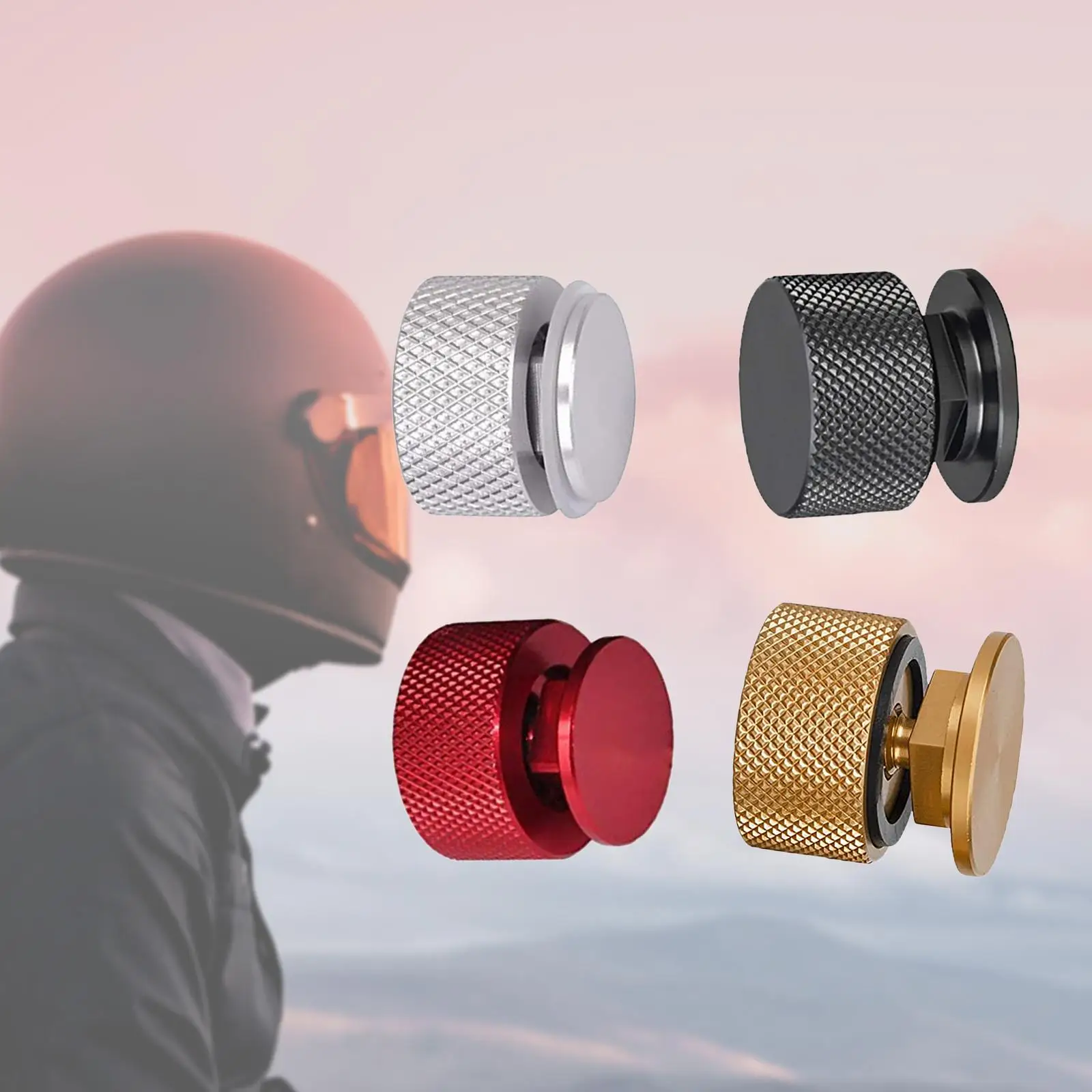 

Helmet Screws Sturdy Replacement Parts Accessories Headgear Welding Hoods Fasteners Aluminum Alloy for Motorbike Motocross