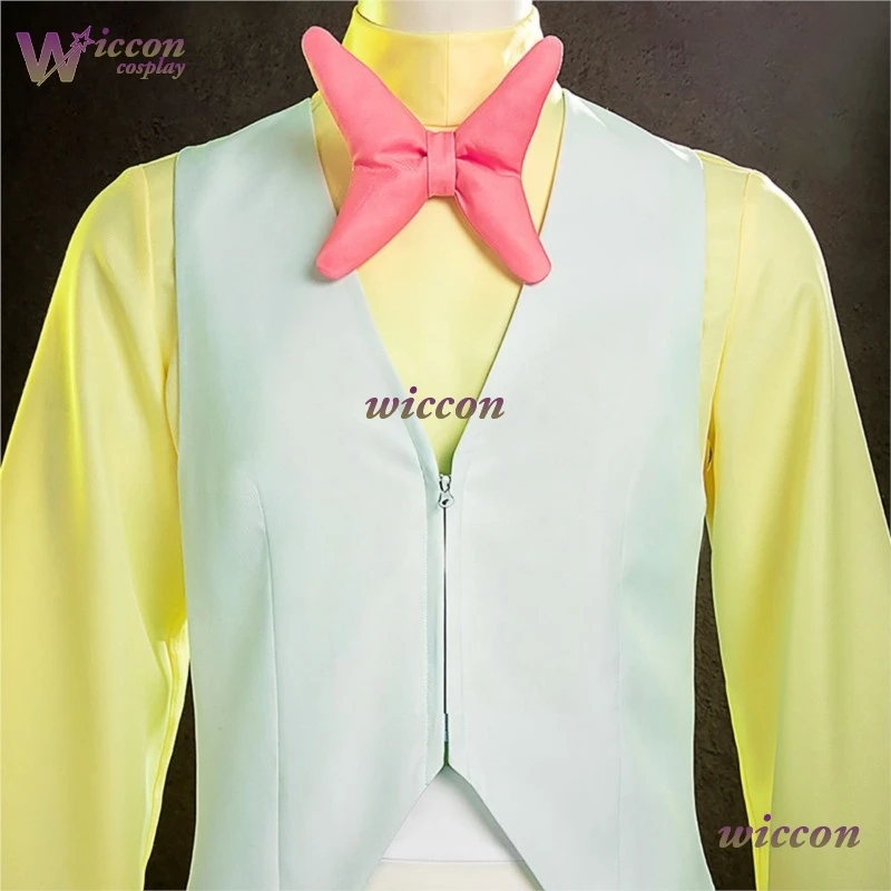 St. Peter Halo Wig Dress Anime Hazzbin Cosplay Hotel Angel St. Peter Cosplay Costume Adult Men Carnival Halloween Cos Costume