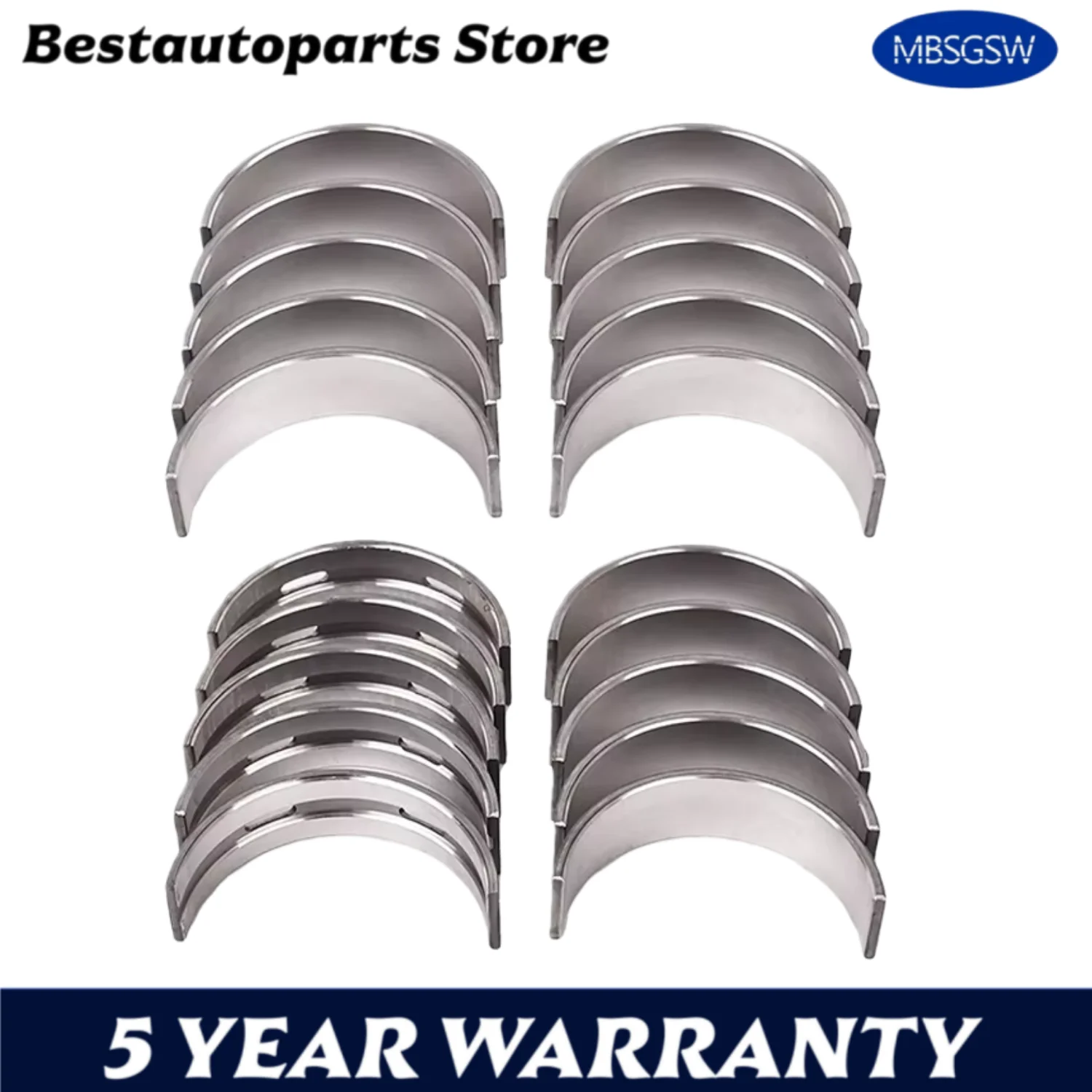 

AUTO ENGINE PARTS MAIN & CON ROD BEARINGS SET STD KIT FOR BENZ 1.6 DIESEL R9M OM626 SPEEDSTER VIVARO W205 2011-2024