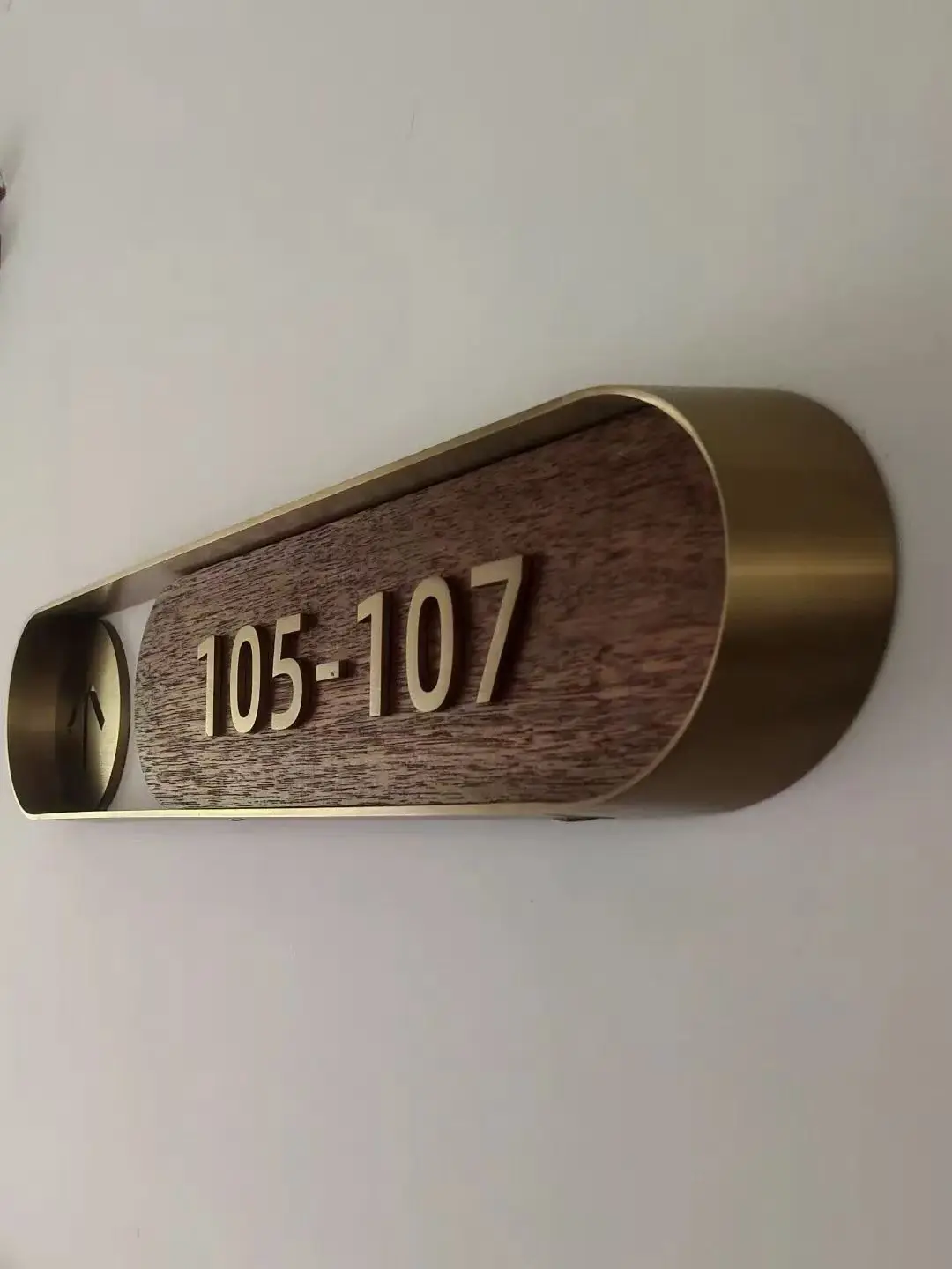 

APCITL Verified Hotel Room Home Aluminium Brass Screwed Door Address Acrylic Braille House Number Plates Sign