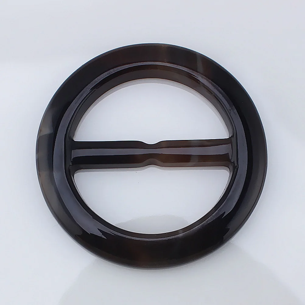 

3PCS Polyester fiber Hand Polished Fashionable Scarf Ring Scarves Buckle Clip Clamp for Dressing (Light Coffee + Dark Coffee + B