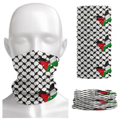 Palestinian Palestine Bandana Neck Cover Gaiter Printed Balaclava Face Mask Scarf Multifunctional Outdoor Sports Unisex Headband