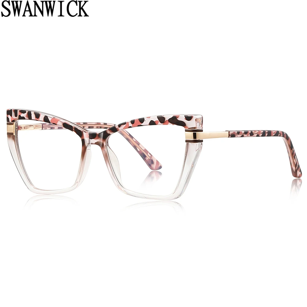 swanwick-oculos-de-olho-de-gato-anti-luz-azul-meio-metal-tr90-armacao-de-oculos-quadrados-moda-feminina-marrom-verde-lente-clara