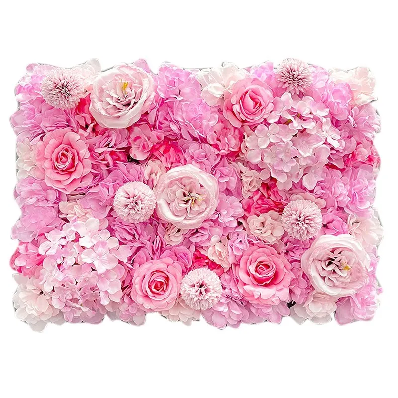 Wedding Decorative Flower Wall Artificial Silk Flowers Home Decoration Accessories Party Backdrop Photography Props Customized