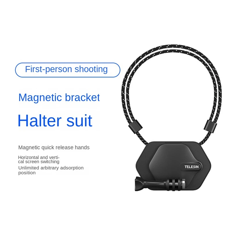 TELESIN Magnetic Action Camera Quick Release Bracket Release Bracket For Gopro Hero Insta 360 DJI Mobile Phone Style