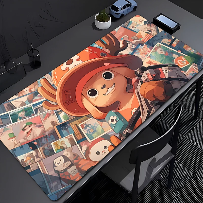 Mouse Pad one piece Tony Tony Chopper Anime Large Gamer Computer Mausepad Varmilo Keyboard Gaming Accessories Extended Desk Mat