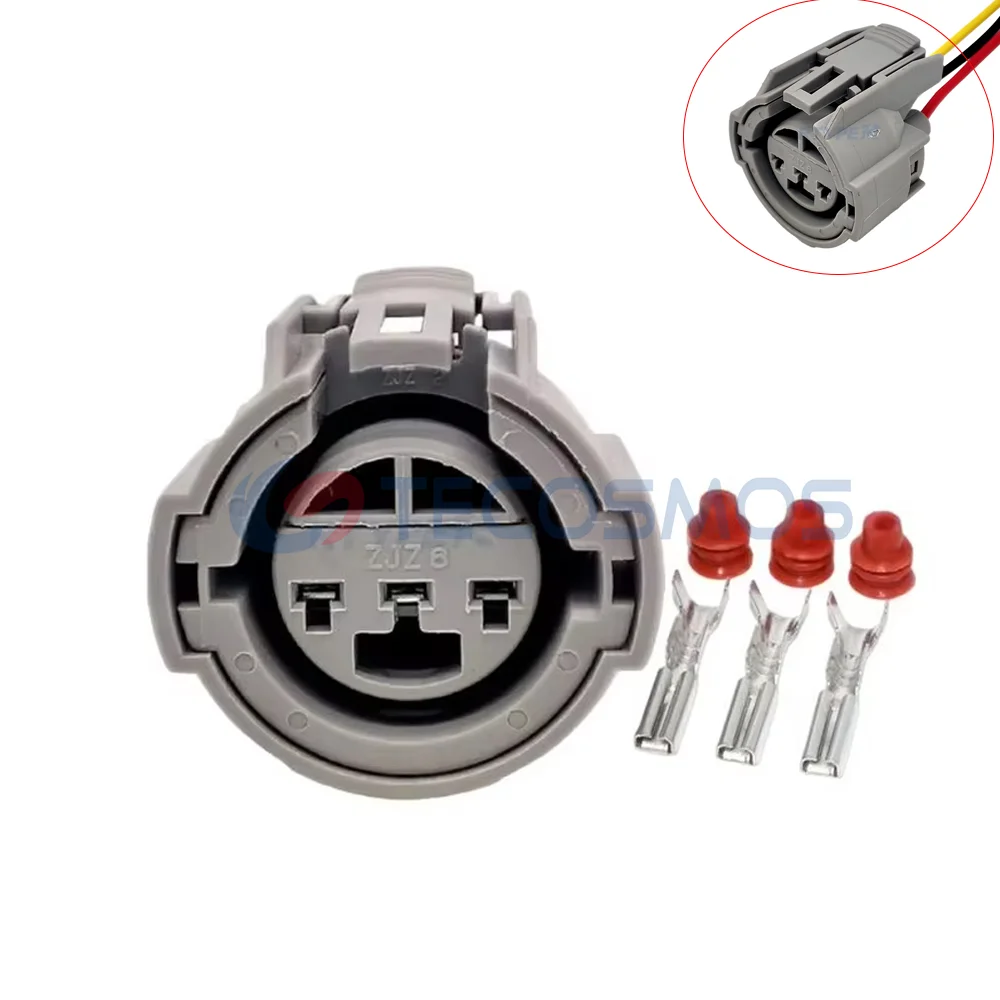 1/5/10 Set 3Pin Auto Wire Connector Electronic Power Steering Wire Plug 6189-0481 For Honda Fit Accord City CR-V XR-V 0090-368