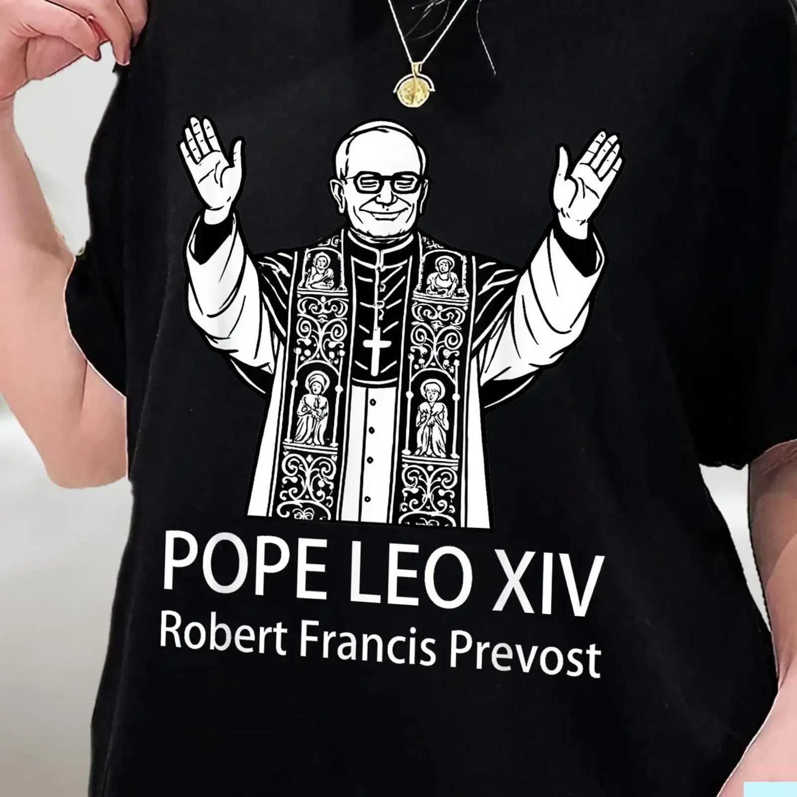 Pope Leo XIV Robert Francis Prevost T Shirt New 2025 ShirtT SweaT  vintage Washed designer clothes Breathable Comfortable