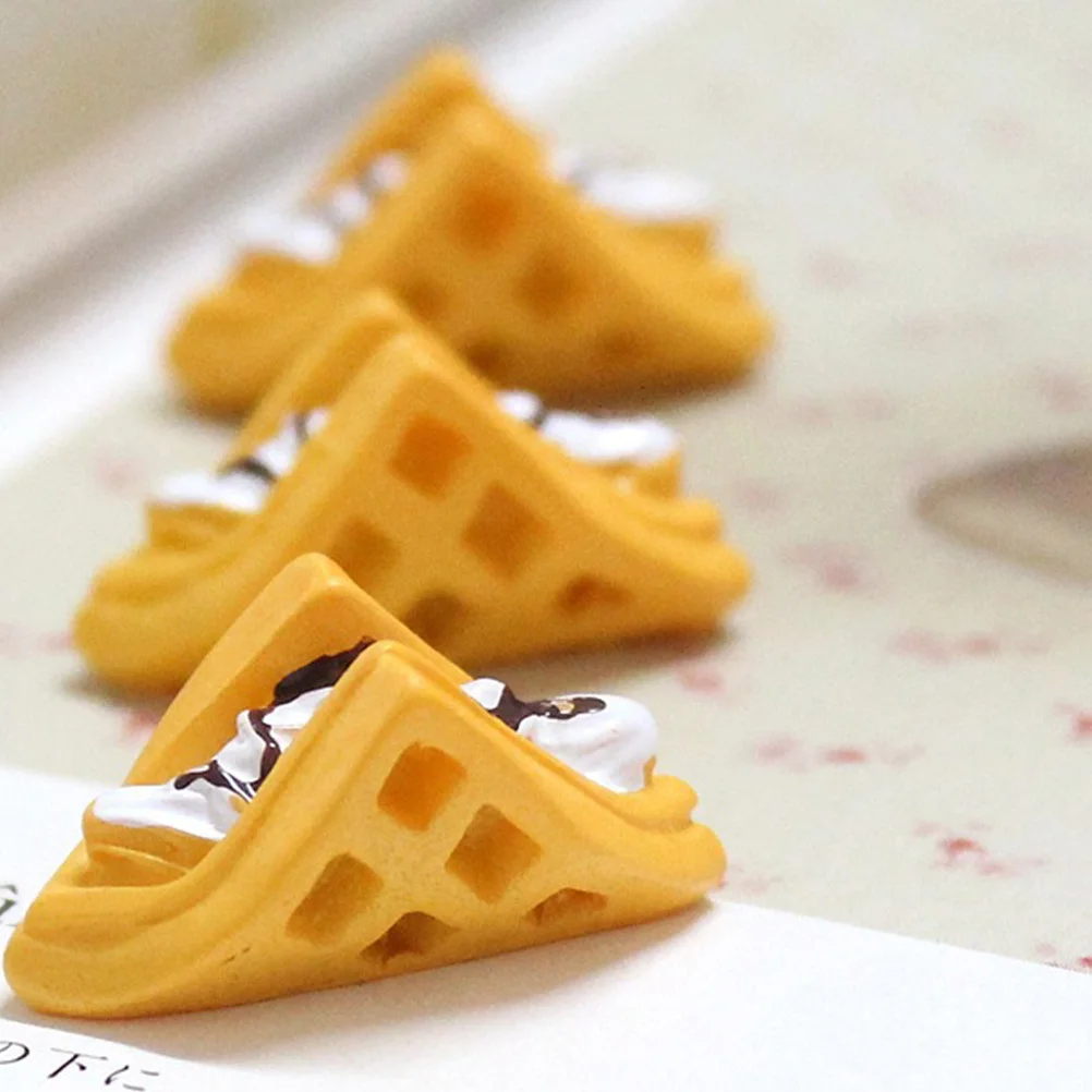 

12Pcs Resin Muffin Cake Handmade Jewelry Accessories Non-Fading Durable DIY Phone Decorations Scrapbooking Embellishments Craft