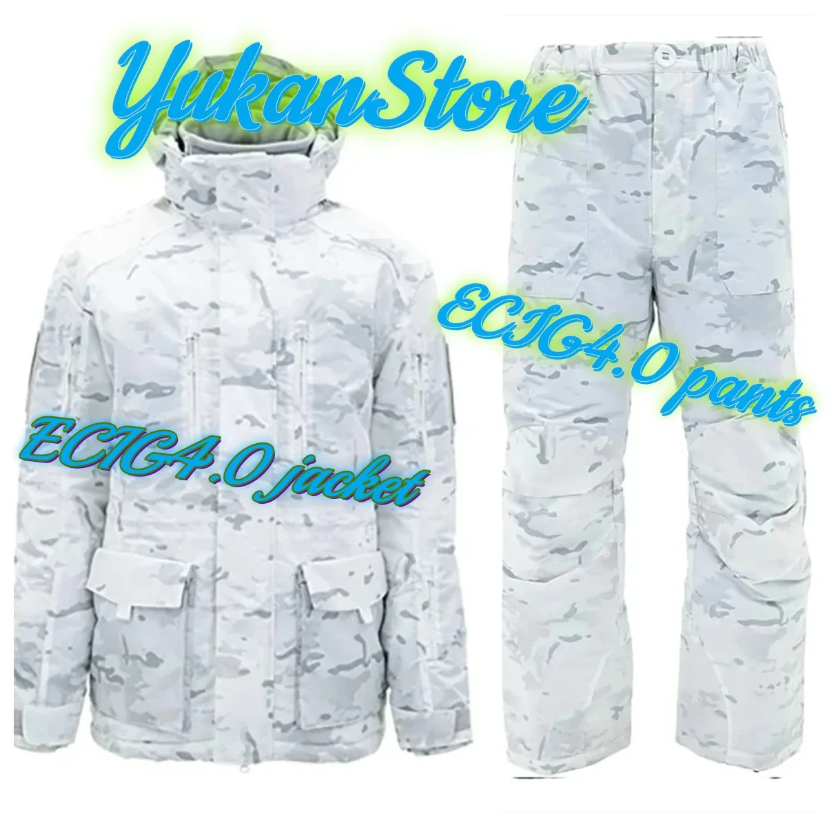 ECIG 4.0 MCAP Polar Combat Cotton Coat Outdoor Combat Soft and Warm Jacket Or ECIG 4.0 Cotton Cold Resistant Pants