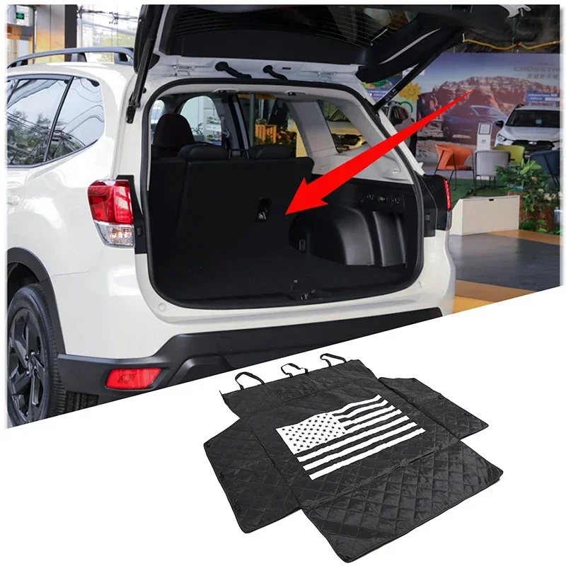 

Trunk Protection Mat Trunk Pet Seat Cover Waterproof Cargo Liner Car Interior Travel Gadgets For Subaru Forester SK9 2019-2024