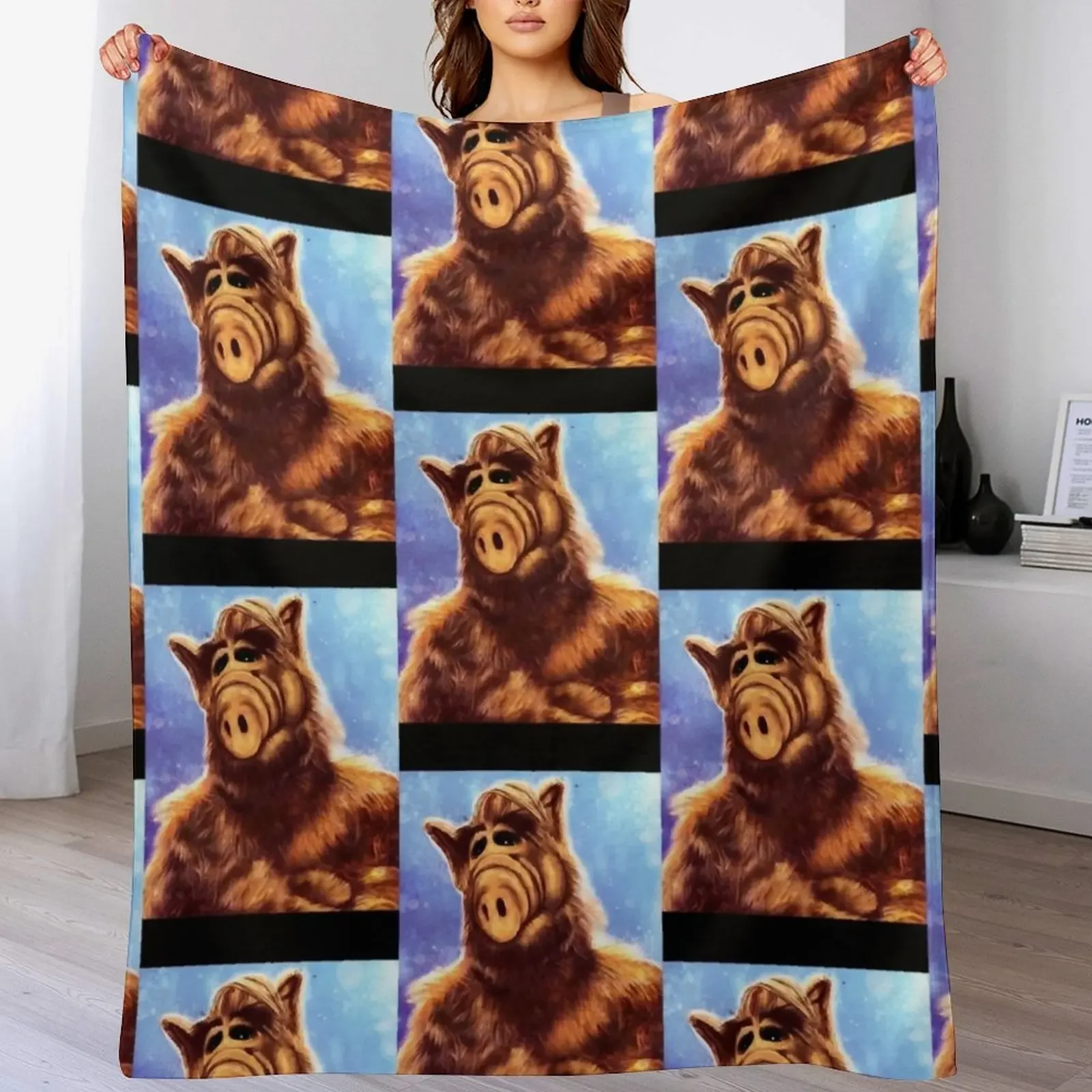 

Alf Throw Blanket Cozy Throw Blanket Birthday Gift for Him Her