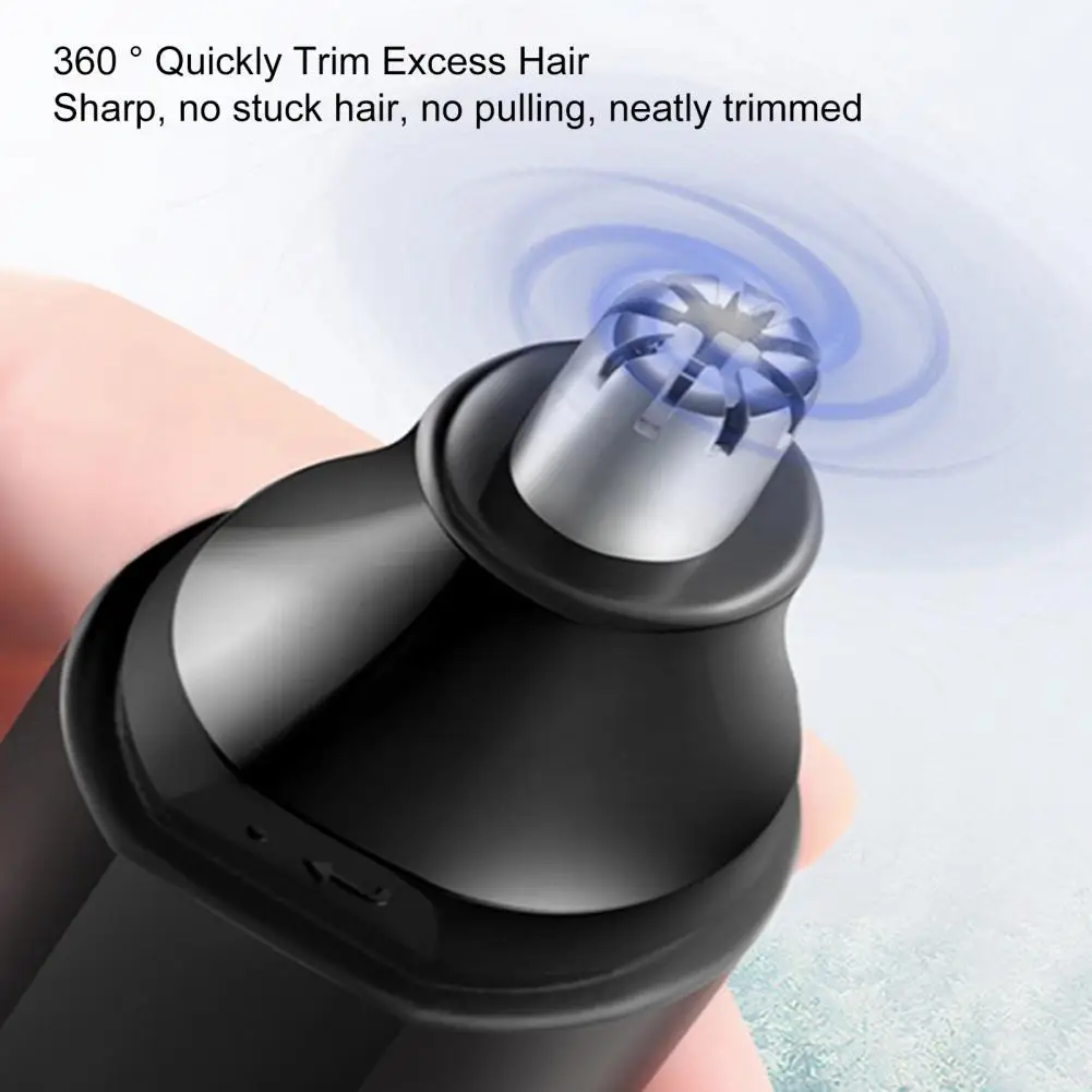 1 Set Durable Easy to Clean Comfortable Grip Handheld Wireless Bathroom Mini Lip Hair Shaver for Beauty Salon