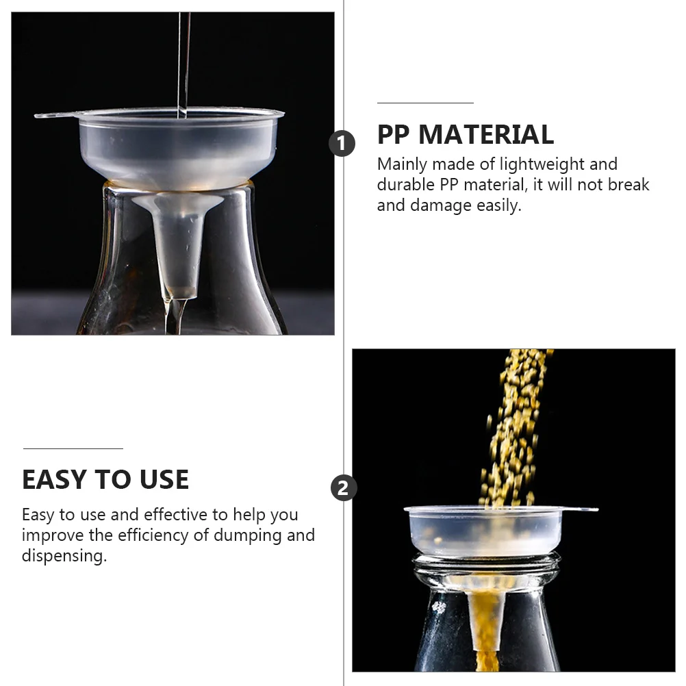 

120Pcs Funnels Small Portable Leak Proof Dispensing Tools for Cream Perfume Liquid Transfer Packaging