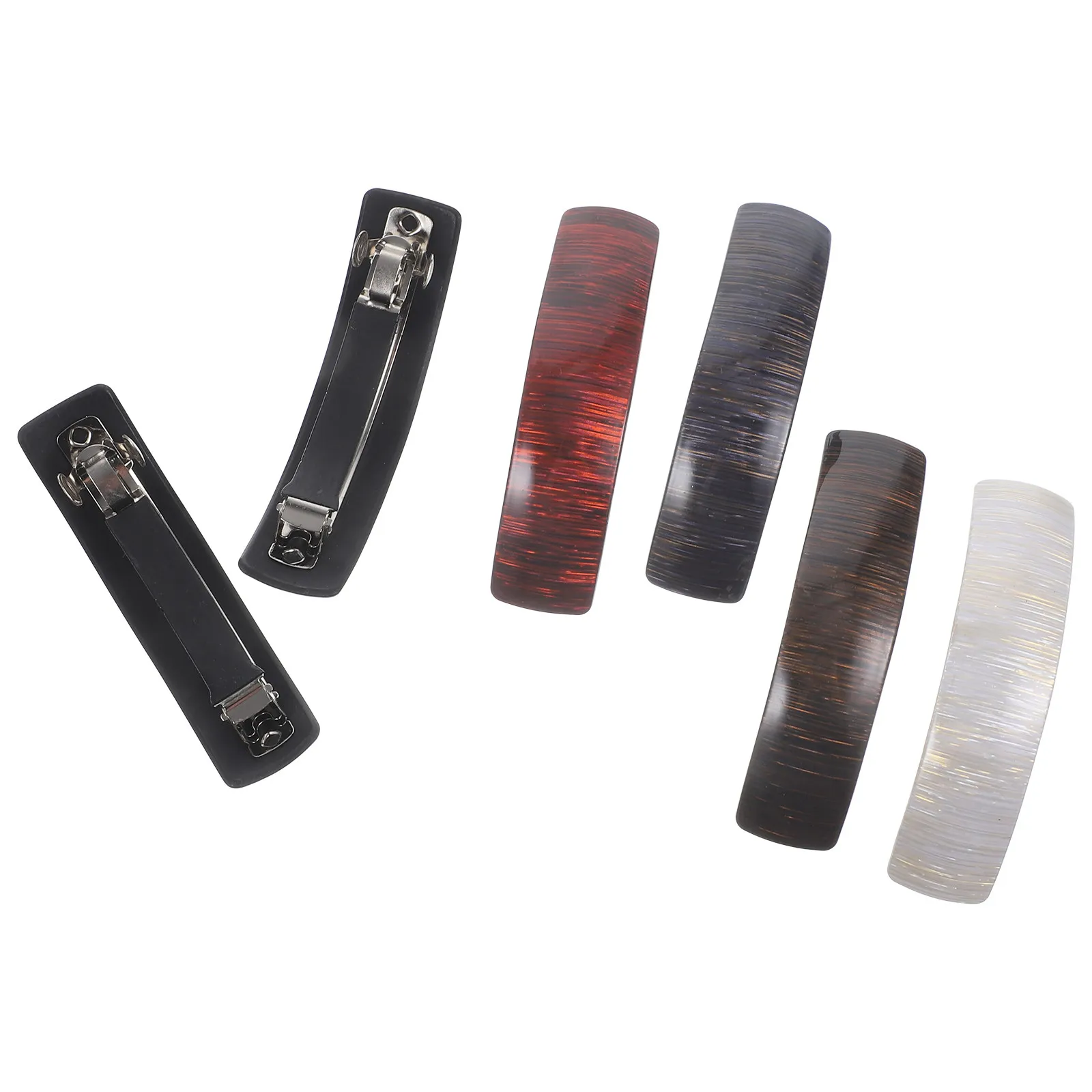 

6Pcs Metal Hair Clips Spring Cute Decorative Accessories for Women Girls Styling Durable Easy to Wear for Different Occasions
