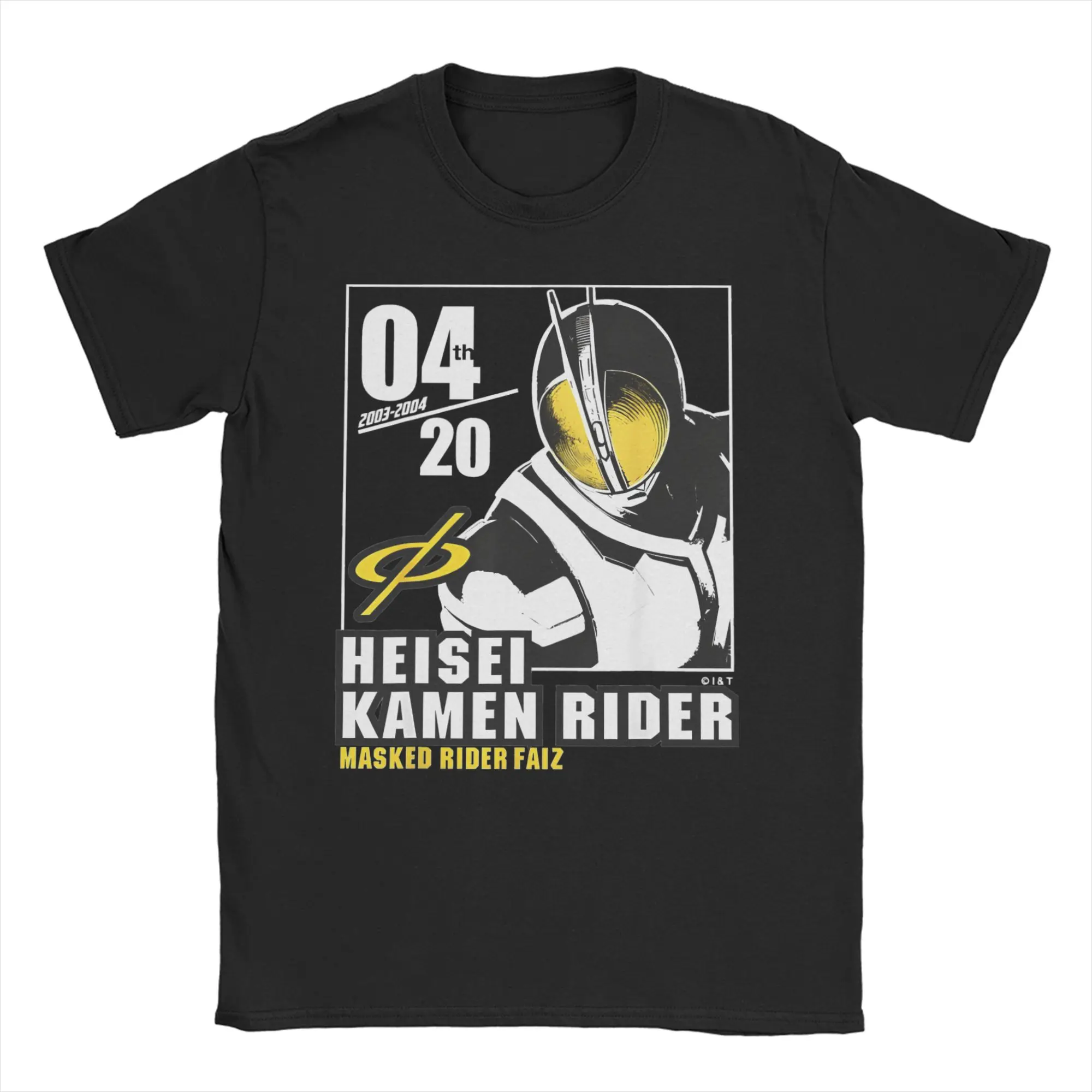 Men Women Kamen Rider Faiz Heisei Rider Anniversary T Shirts  Cotton Clothes Short Sleeve Round Collar Tees 4XL 5XL 6XL T-Shirt