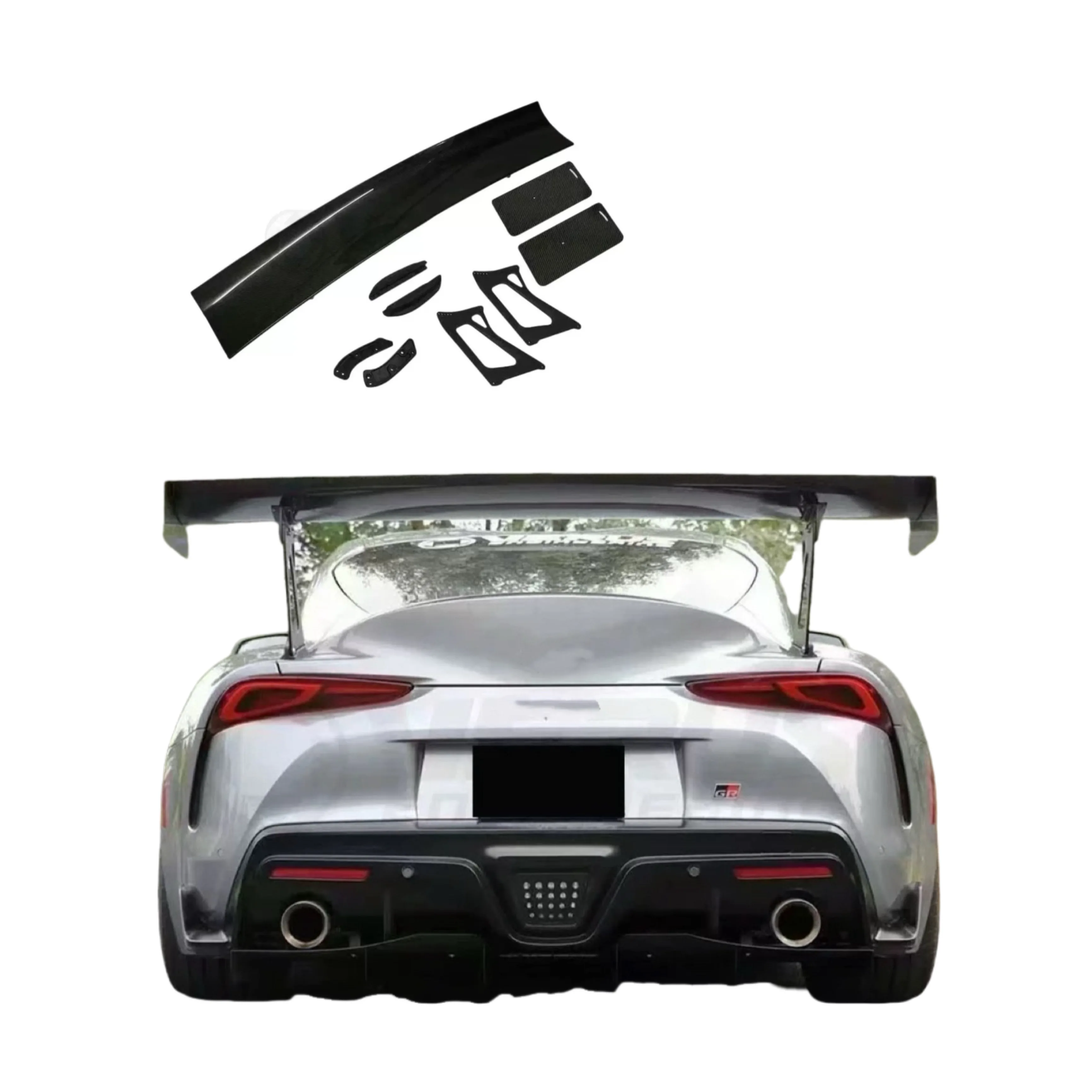 

Carbon Fiber Vrs Style Spoiler Rear Trunk Tail Boot Lip Wing for SUPRA A90 MK5 Auto Tuning