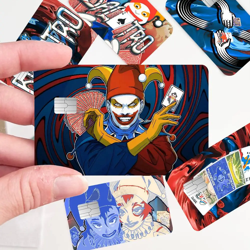 Game B-Balatro Game Anime Sticker Film Skin Cover Case for Small Large No Chip Debit Credit Card Front Side