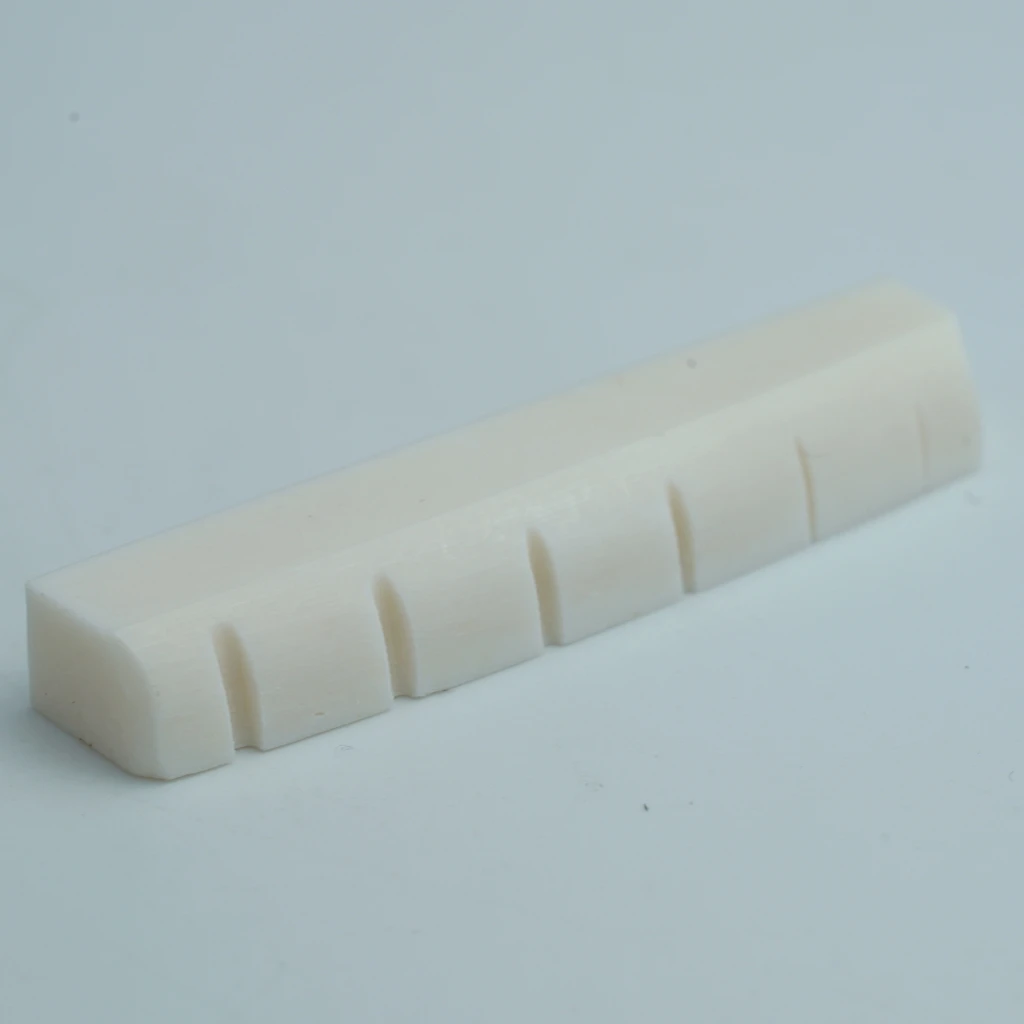 ARM 42/43mm Guitar Bone Nut - White Pre-Slotted Bone Nuts for 6 String ST Strat Style Electric Guitar Replacement Parts Accessor image 3