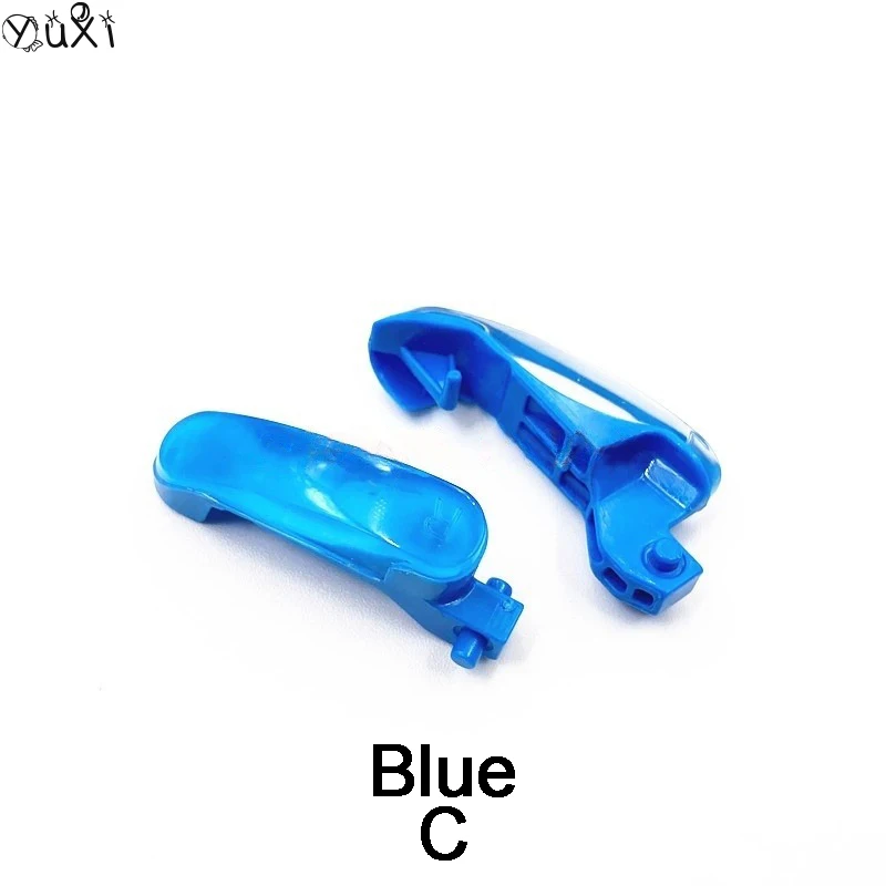 Yuxi 1คู่สำหรับ PSV2000 L R ปลอกหุ้มกุญแจพลาสติกซ่อมแซมอุปกรณ์เสริมคอนโซลซ้ายขวา LR ปุ่มทริกเกอร์เปลี่ยน