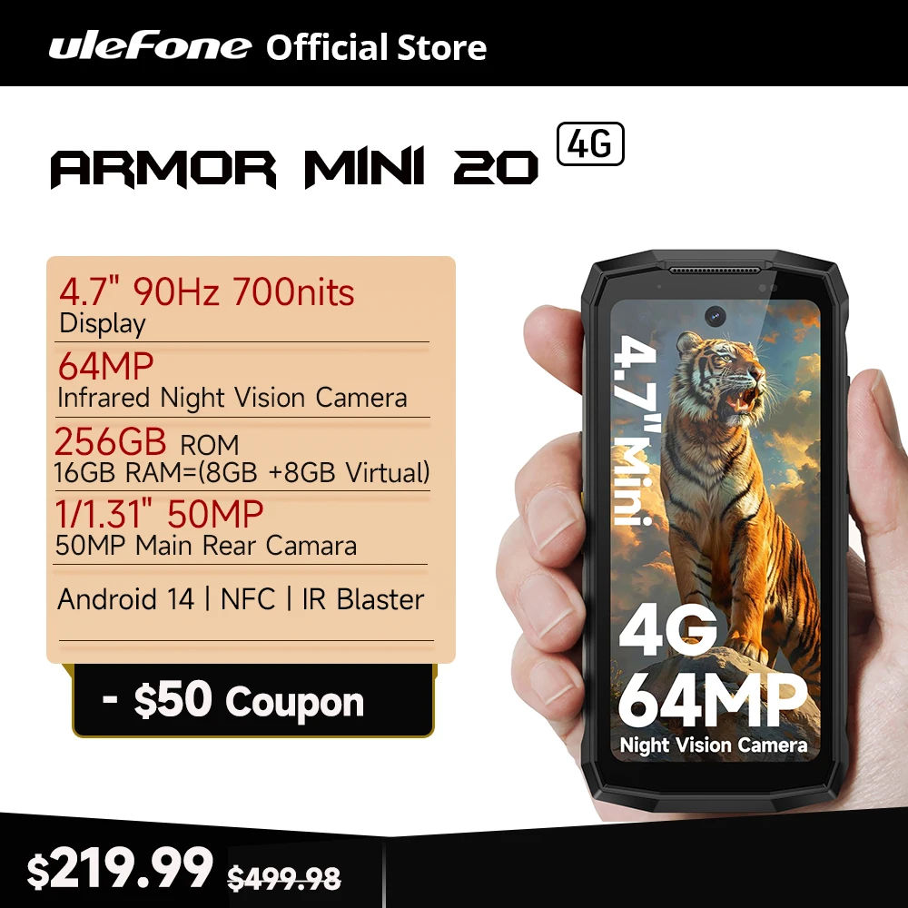 【World Premiere】Ulefone Armor Mini 20 4G 4.7