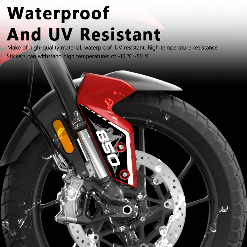 POSFIRA Motorcycle Front Fender Sticker Vinyl Decals for Triumph Tiger 850 Sport 2024-2025 Mudguard Decoration Accessories - view 4