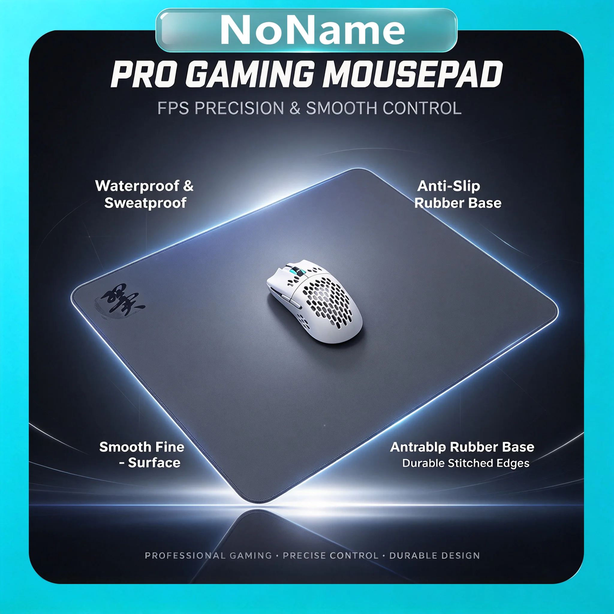 Yanyi Gaming Mouse Pad Esports Desk Mat Stitched Edges Large Extended Size Waterproof Smooth Surface Control Anti Slip Esports