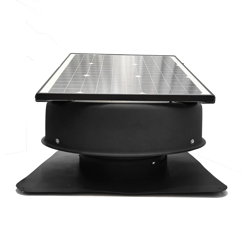 Greenhouse Heat Extraction Cooling Vent Solar Panel Powered Attic Fan solar ventilation fan FREE Standing