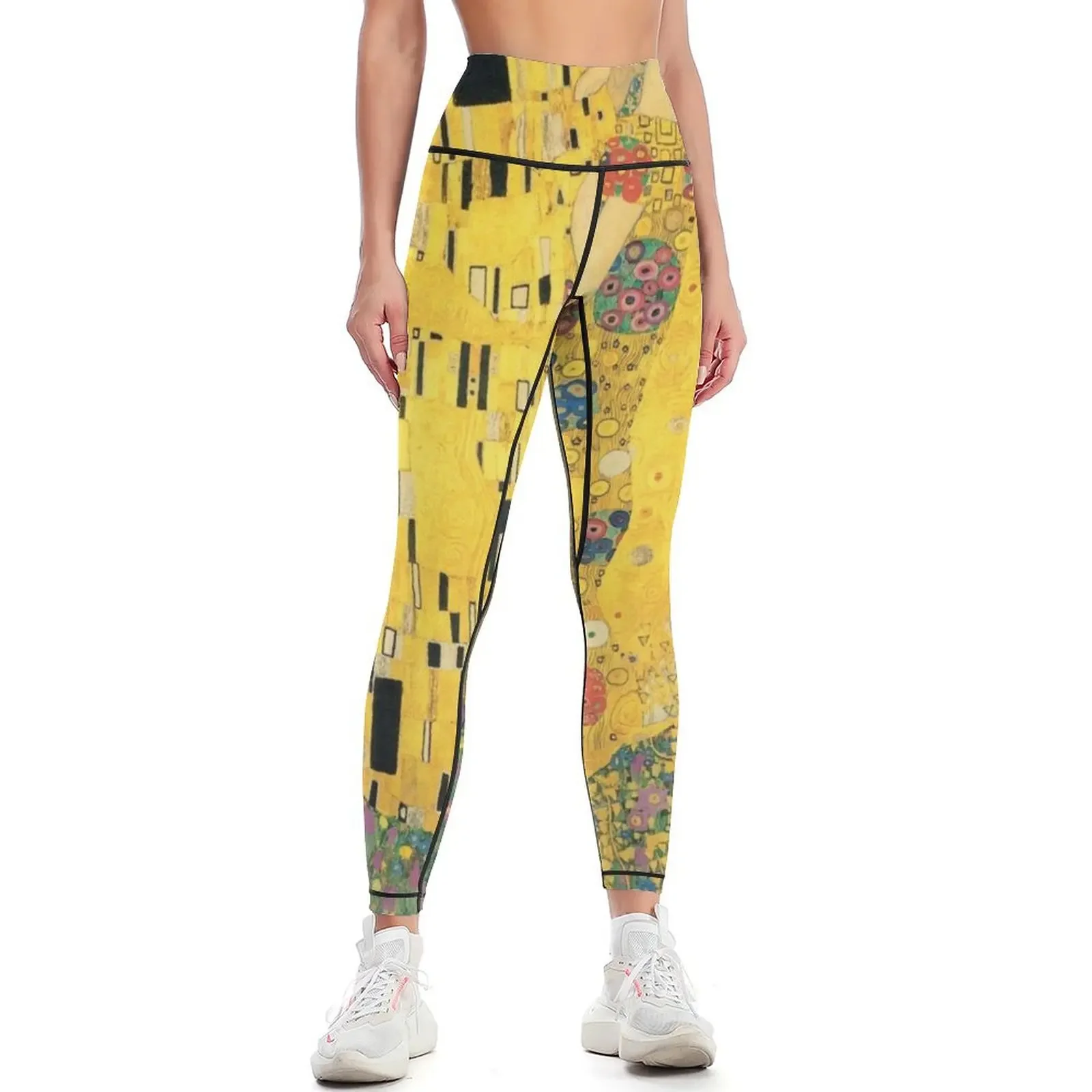

gustav klimt - the kiss Leggings sports for gym Women's tights sports shirts gym sports woman gym Womens Leggings