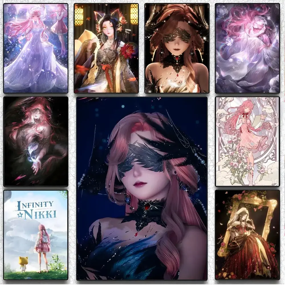 Game Adventure Infinity Nikki Poster Artistic Wall Decor Indoor Outdoor Home Ornament for Collectors