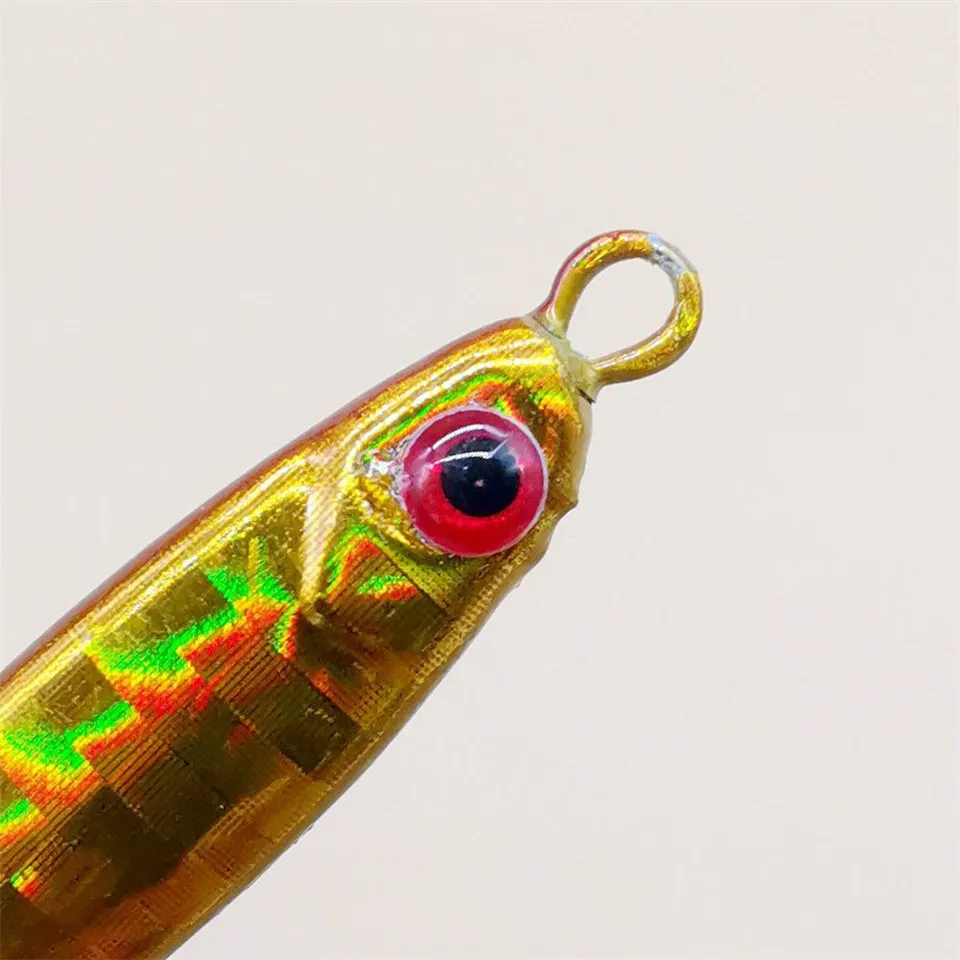 Swolfy 1PCS NEW Mini Metal Jig Fishing Leurre 5g/35mm Small Fish With Single Hook Isca Artificial Bait Fishing Tackle