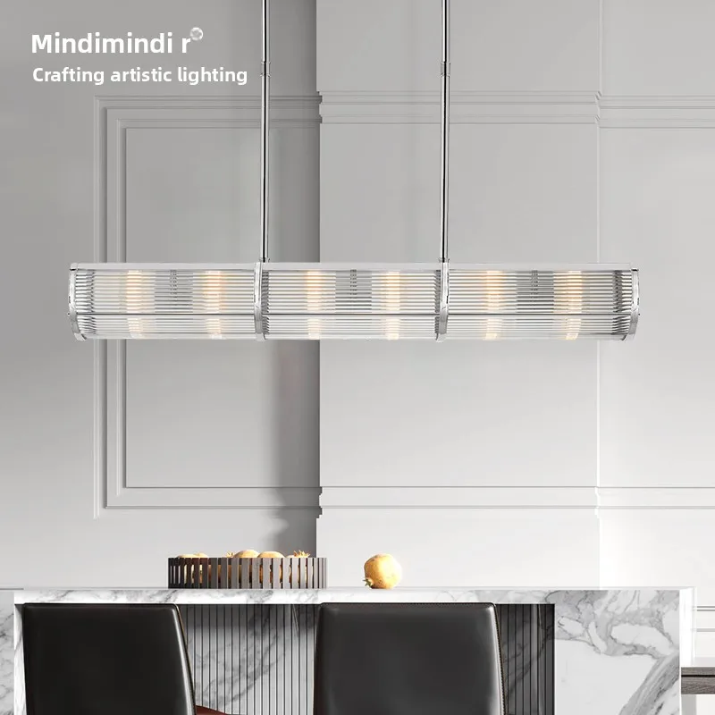 Designer post-modern creative personalized restaurant chandelier private custom light luxury bar chandelier model room front