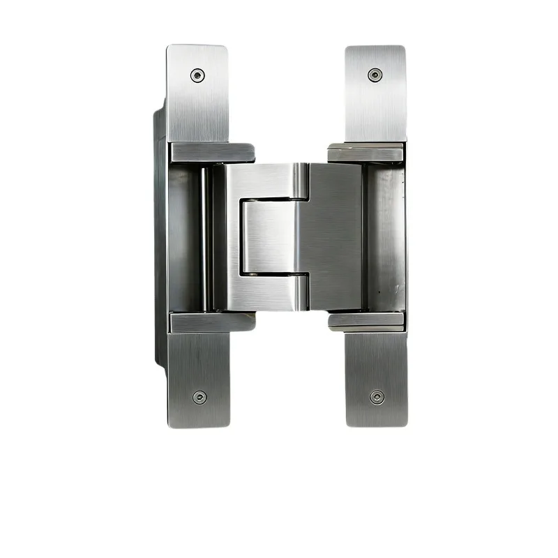For 3D Adjustable Hinge Stainless Steel 304 Invisible Door Hinge Concealed Heavy Duty Cross Hinge