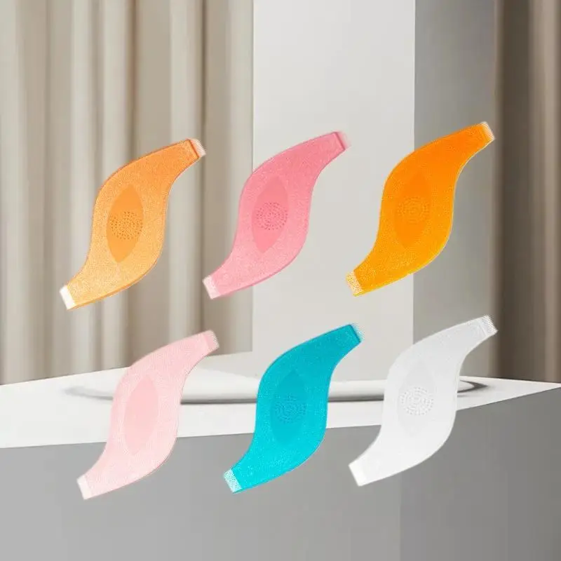 Cepillos para permanente de pestañas en forma de S, rizador de elevación de cejas reutilizable, peine limpio de plástico para extensión de pestañas, herramientas para permanente, 5 uds.