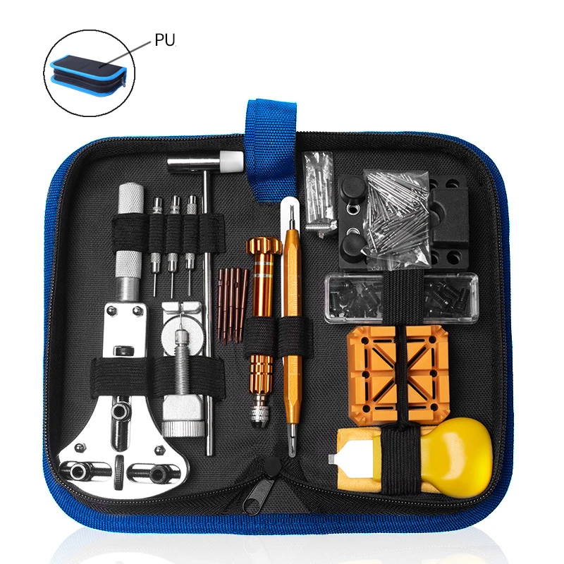 149Pcs Watch Repair Tool Kits Watch Link Pin Remover Case Opener Spring Bar Remover Movement Lid Opener Pry Kits