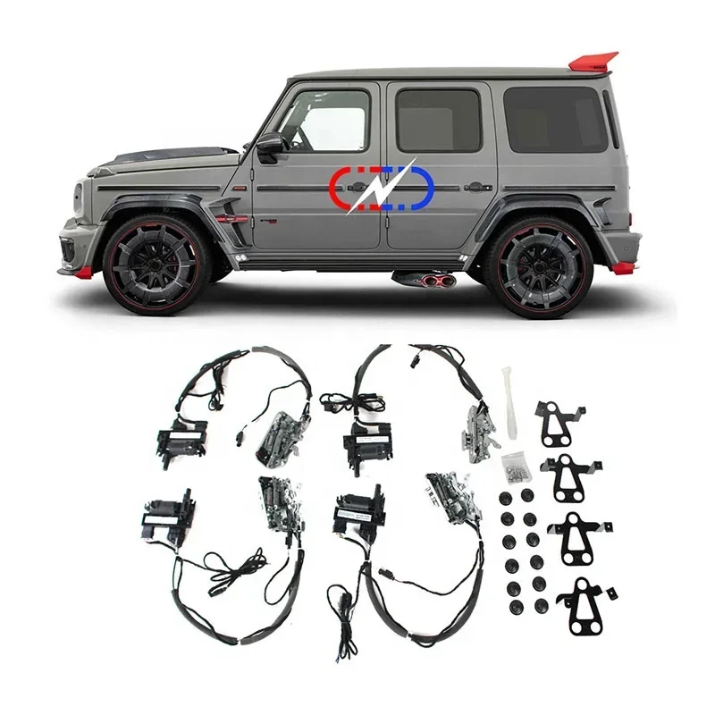 2019-22y G500 G63 W464 modified electric suction door upgrade soft close atomatic door system for Mercedes Benz G class