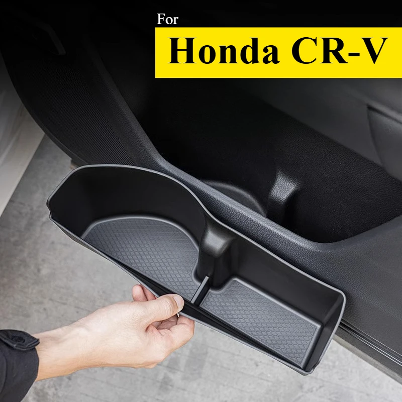 ​​For Honda CR-V 2023-2025: 3D-Scanned TPE Door Pocket Liners - Anti-Rattle Cup Holders Interior Decorative Accessories