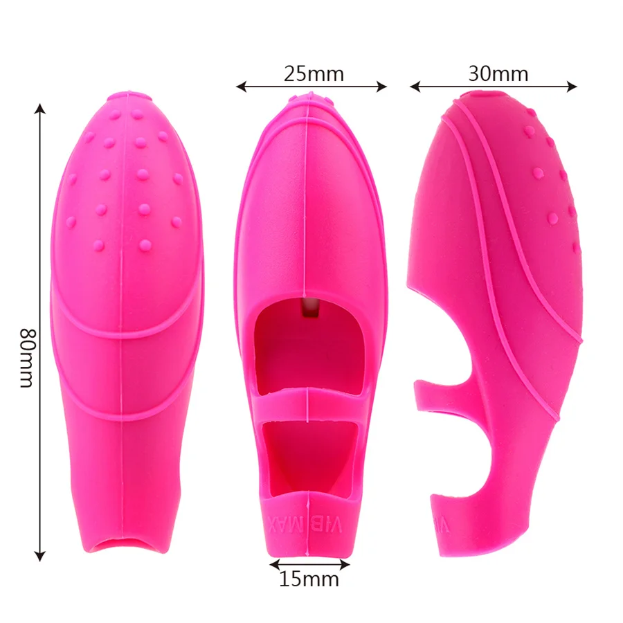 Finger Sleeve Vibrator G Spot Massager Clitoris Stimulator Female Masturbation Vibrators Orgasm Sex Toys For Women Lesbian