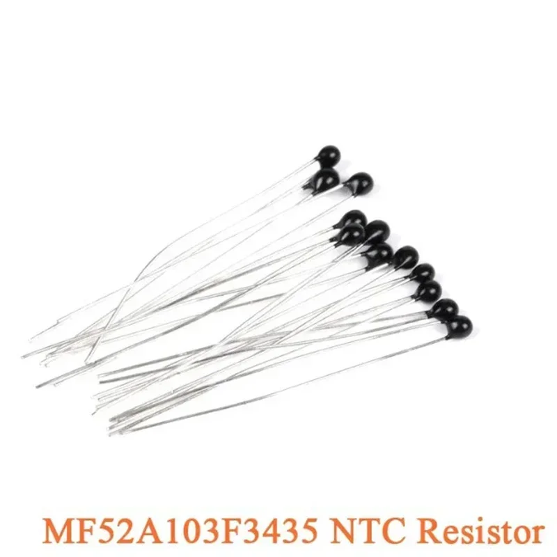 50pcs Temperature Sensor MF52A103F3435 NTC-MF52-1033435 10K Ohm 1% 3% 5%  Resistance  NTC Thermistor
