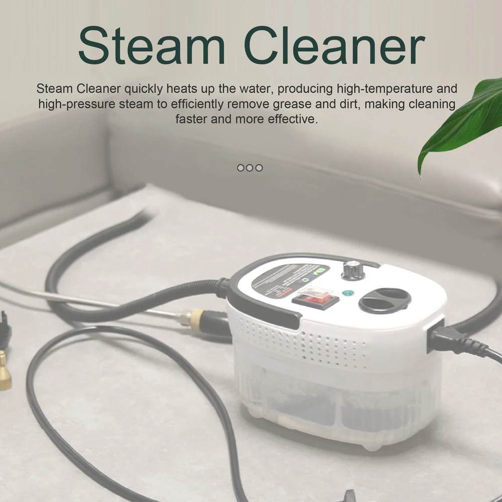 2500W Steam Cleaner for Home Car Quick Heating High Pressure Washer Portable Handheld Pressurized Steam Cleaning Machine