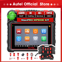 Autel MaxiPRO MP900E KIT Diagnostic Tools 11 OBD Adapters 2024 ECU Coding Scanner DoIP CAN FD Newer of MS906 MP808S MX900 MK900