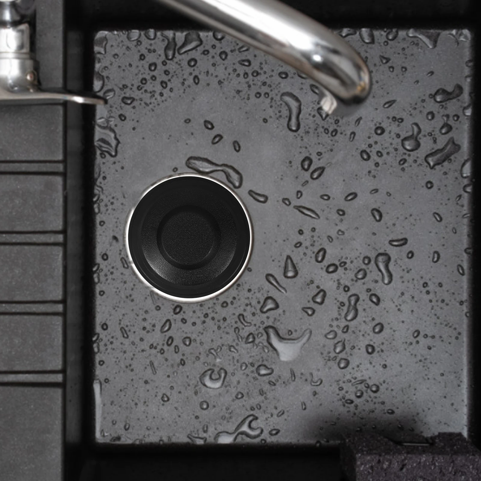 

Заглушка для раковины, резиновая гладкая конструкция для кухни, ресторана, сливная пробка для вывоза мусора, водонепроницаемая, прочная посадка