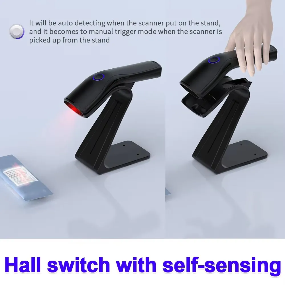 1D/2D Handheld Barcode Scanner Warehouse Logistics Express Scanner Gun