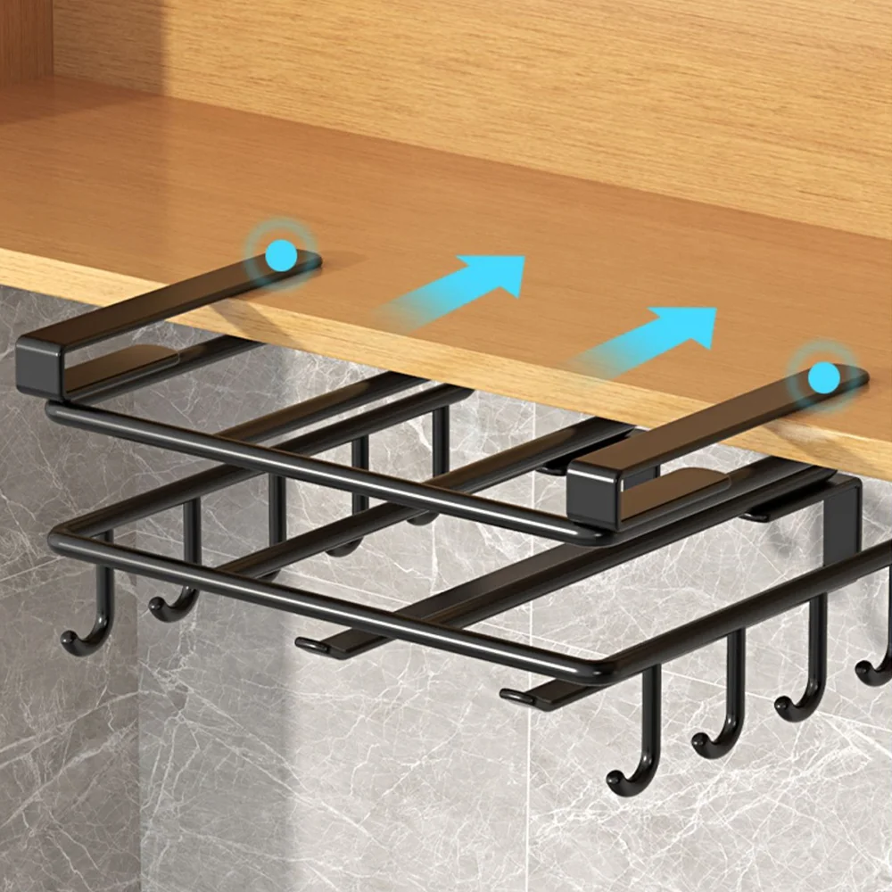 Stainless Steel Perforated Kitchen Hanging Cabinet Cutting Board Hanging Rack Paper Towel Rack Pot Cover Storage