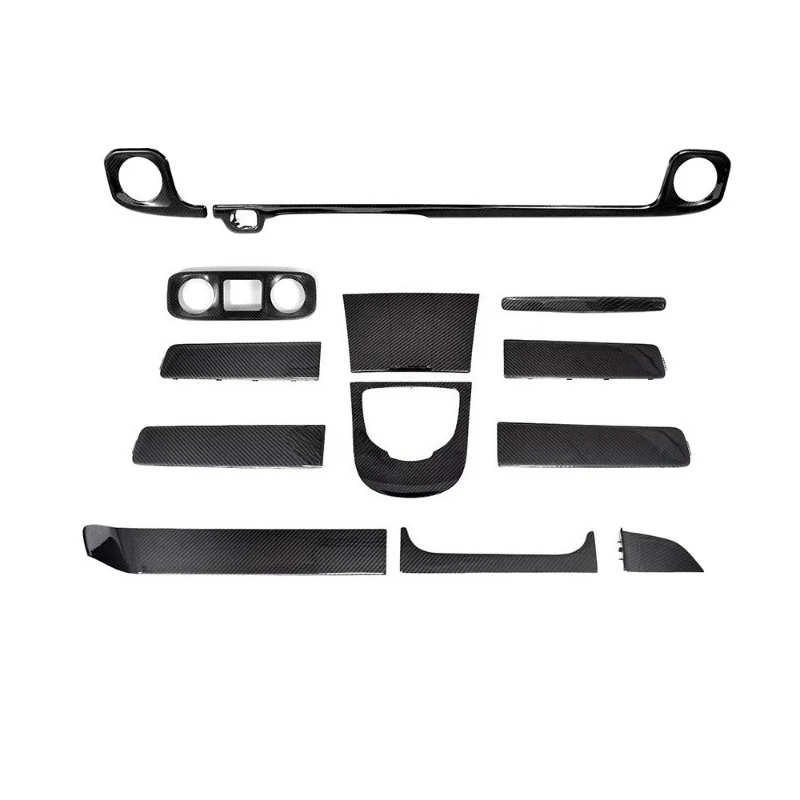 

Новая центральная консоль для салона автомобиля, 13 элементов, глянцевый черный цвет, для G-Class W464, включая подлокотник Signature Edition, аксессуары для интерьера автомобиля