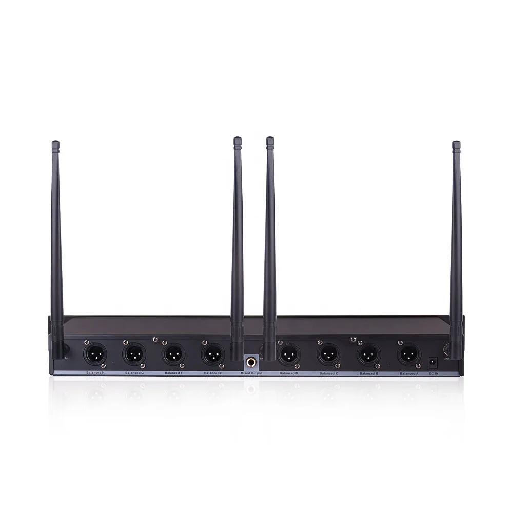 TLF  XTUGA CM280 China Supplier Handheld 8 Channel Wireless Microphone Conference Goose Neck Microphone System