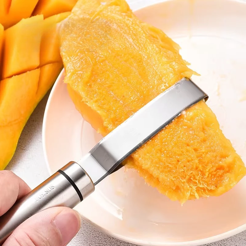 304 Stainless Steel Mango Corer Fruit Fishing Tool Multifunctional Mango Meat Remover Peeling Pineapple Corer Fast Core Removal