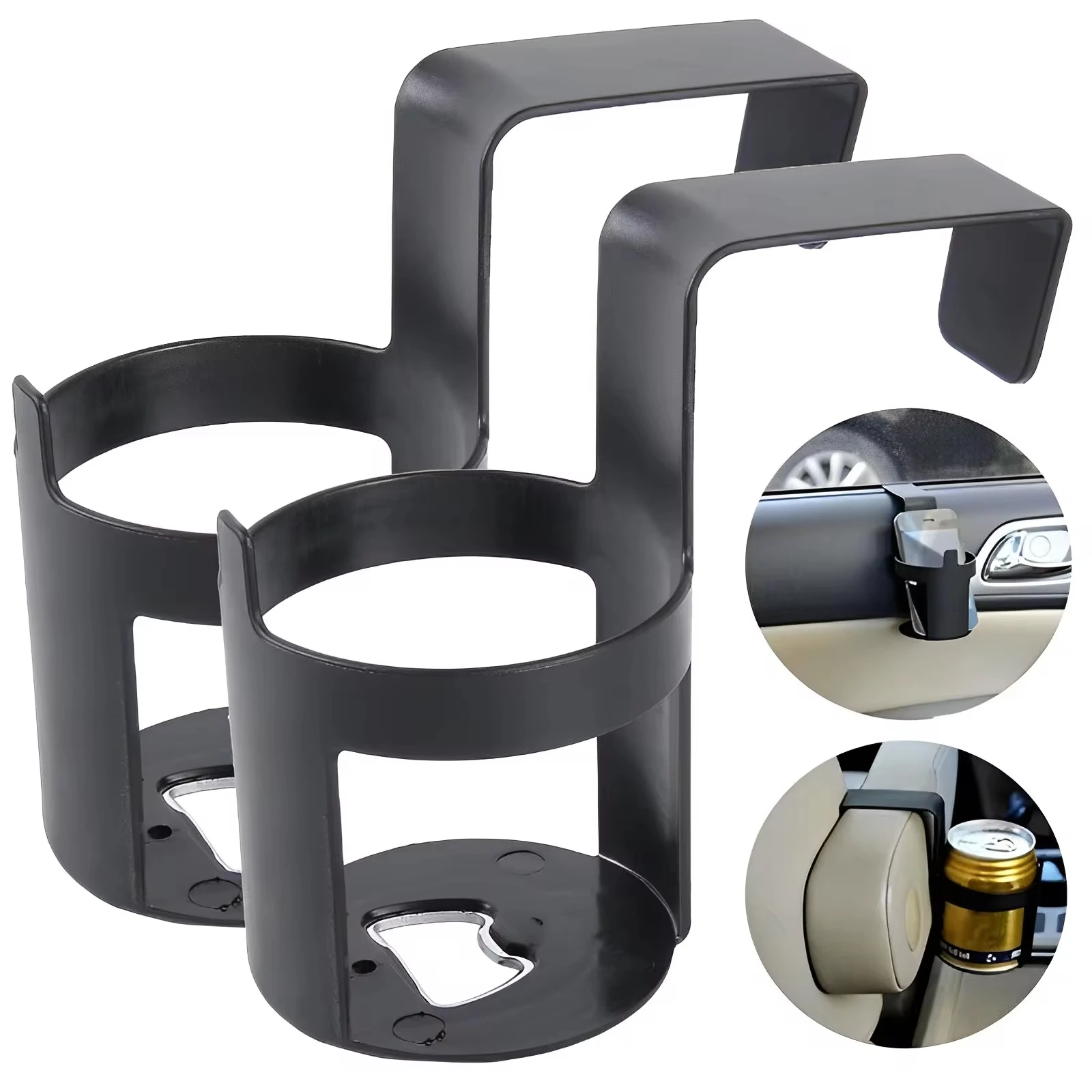 Car Cup Holder Multifunctional Auto Door Window Hanging Bottle Holder Portable Water Drink Stand Mount Car Storage Rack