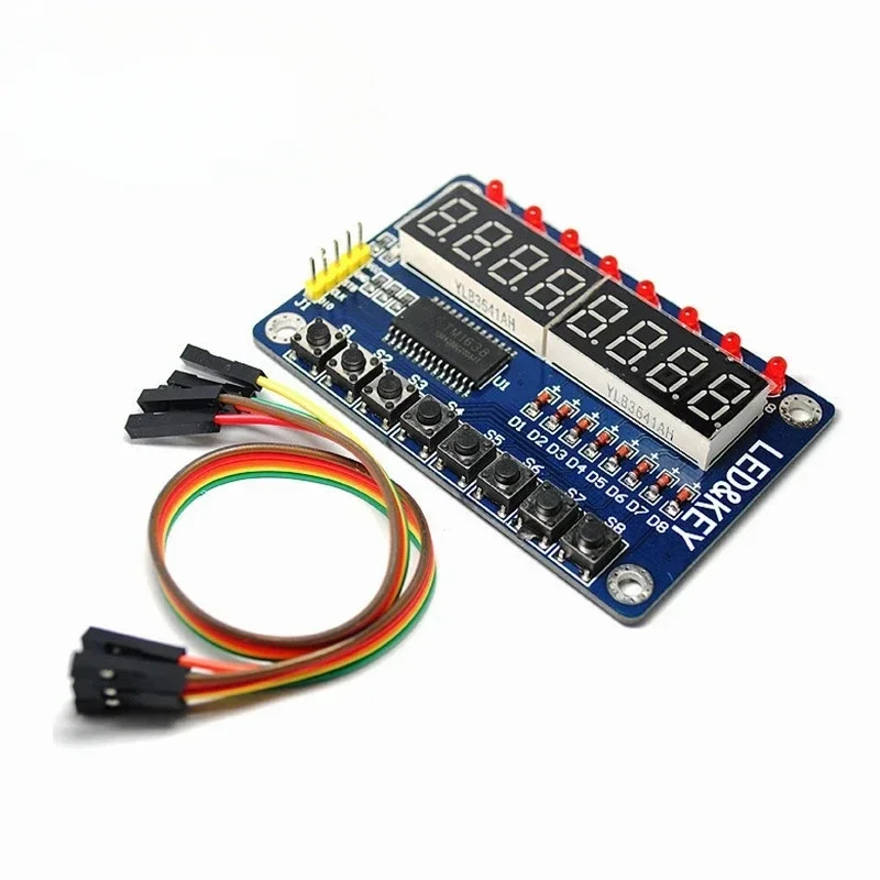 10PCS TM1638 Module Key Display For AVR For arduino New 8-Bit Digital LED Tube 8-Bit