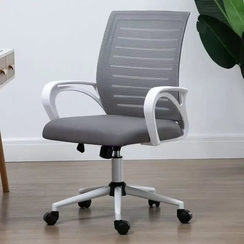 

Deluxe Comfortable High Back Office Chair Ergonomic Rolling Swivel Leather Luxurious Designer Executive Bureau Meuble Furniture